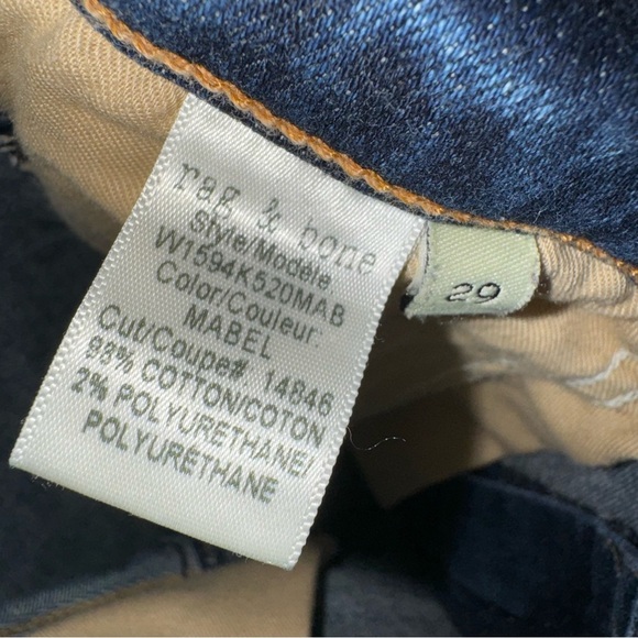 Rag & Bone 10” Crop Flare Jeans in Mabel Wash, size 29 - Picture 5 of 8